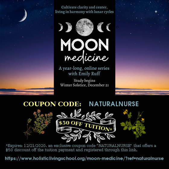 YEARLONG ONLINE COURSE] Moon Medicine with Emily Ruff • The