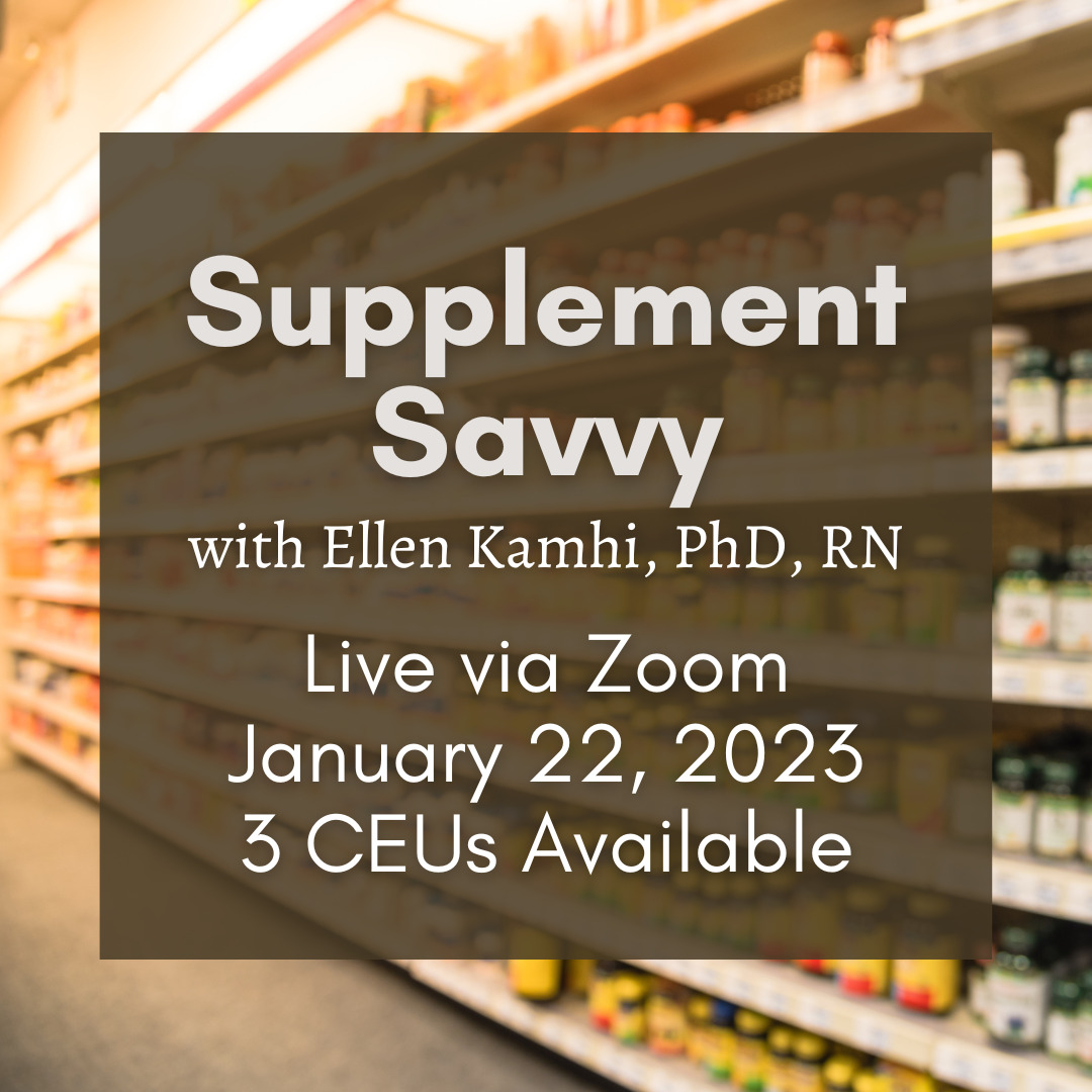 Live class: Supplement Savvy