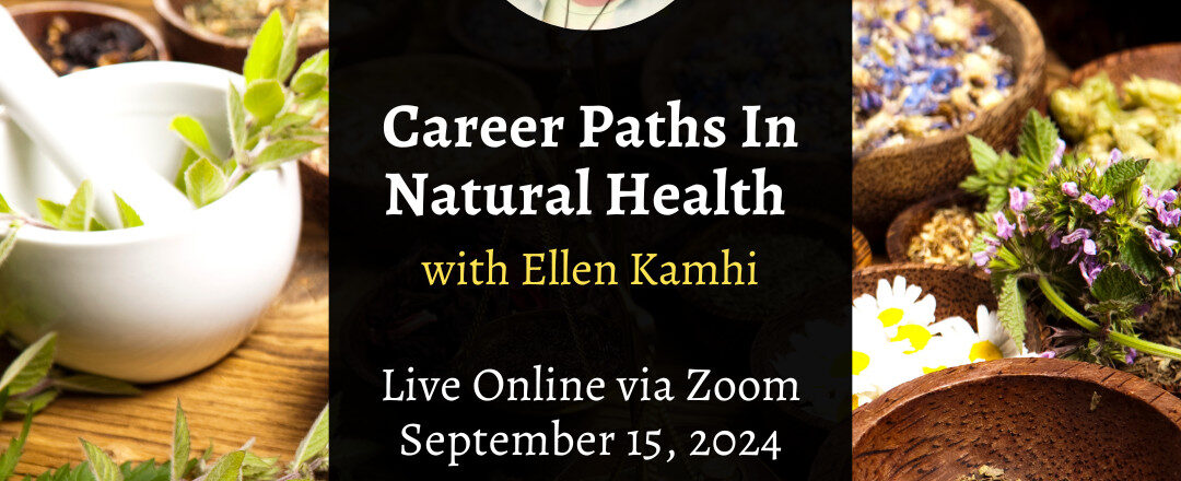 career paths in natural health