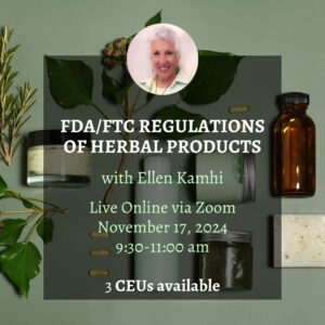 [ONLINE] 2024: FDA/FTC Regulations for Herbal Products-image