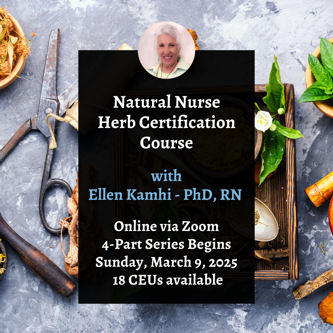 Natural Nurse Herb Certification Course 2025